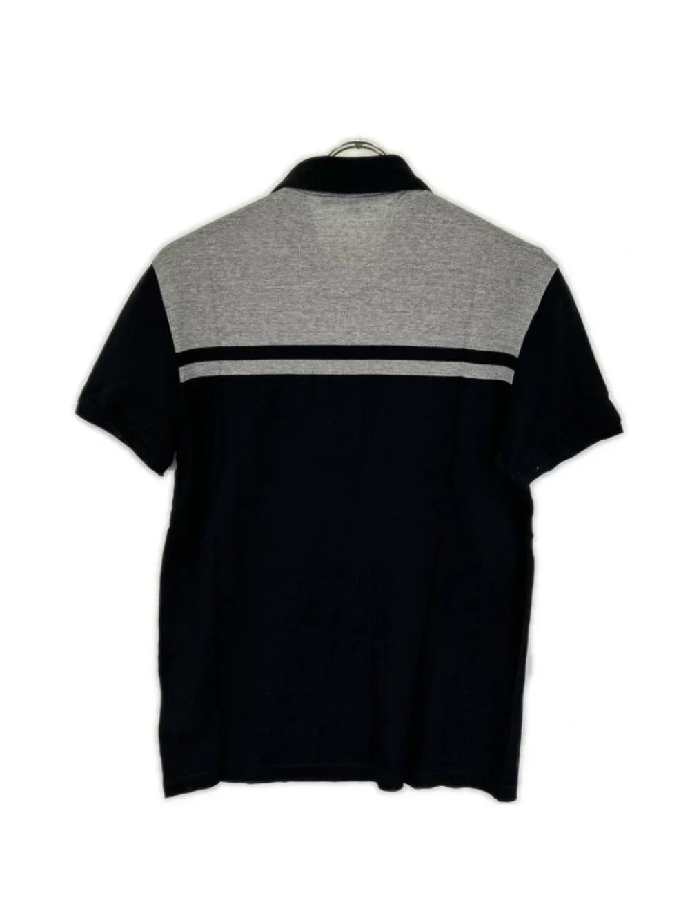 Gucci Black Cotton Flap Pocket Polo